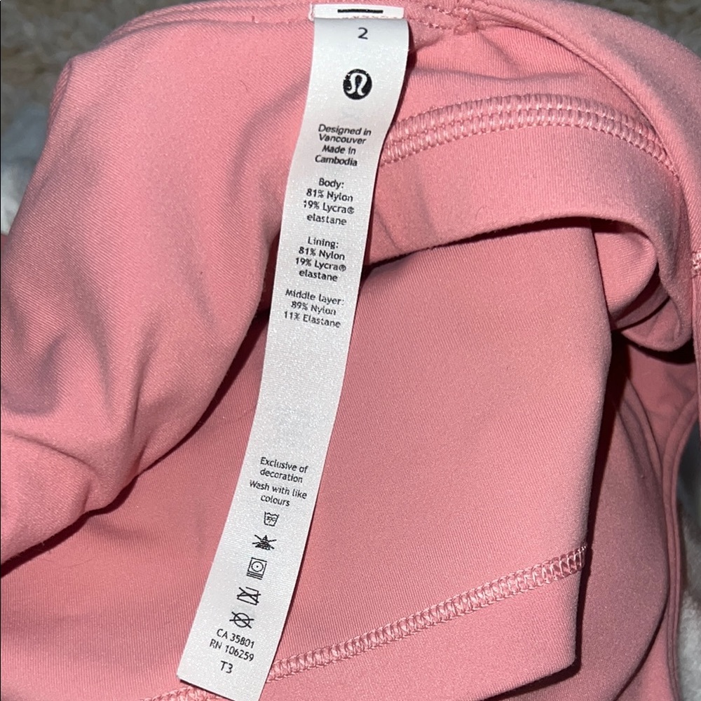 Lululemon Pink Ruched Tank - Picture 3 of 3